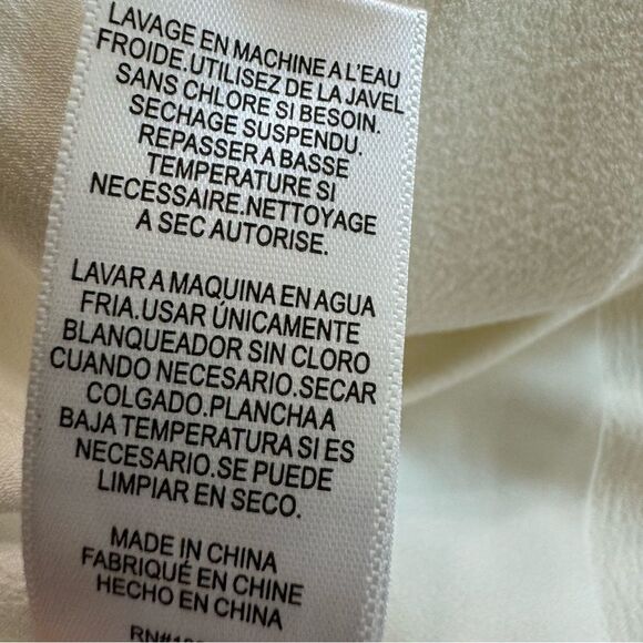 Dress The Population Bailey Dress in‎ Off-White Size Large - Picture 12 of 14